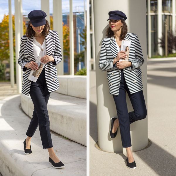 Barfußschuhe Ballerina Baumwolle schwarz