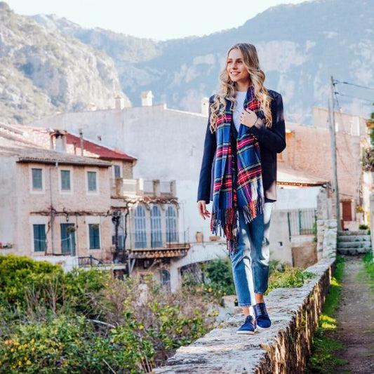 blaue Sneaker Barfußschuhe aus Wildleder