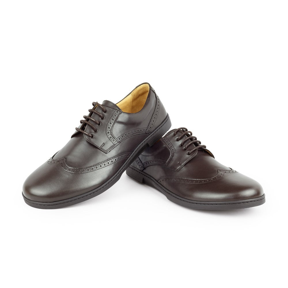 Briq brogue tummanruskea