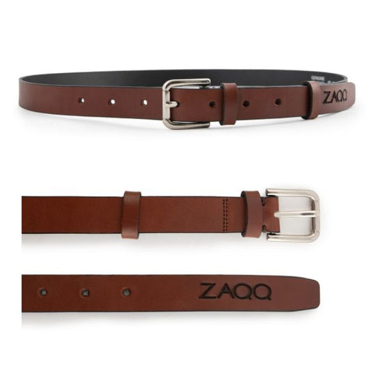 brauner schlichter Ledergürtel