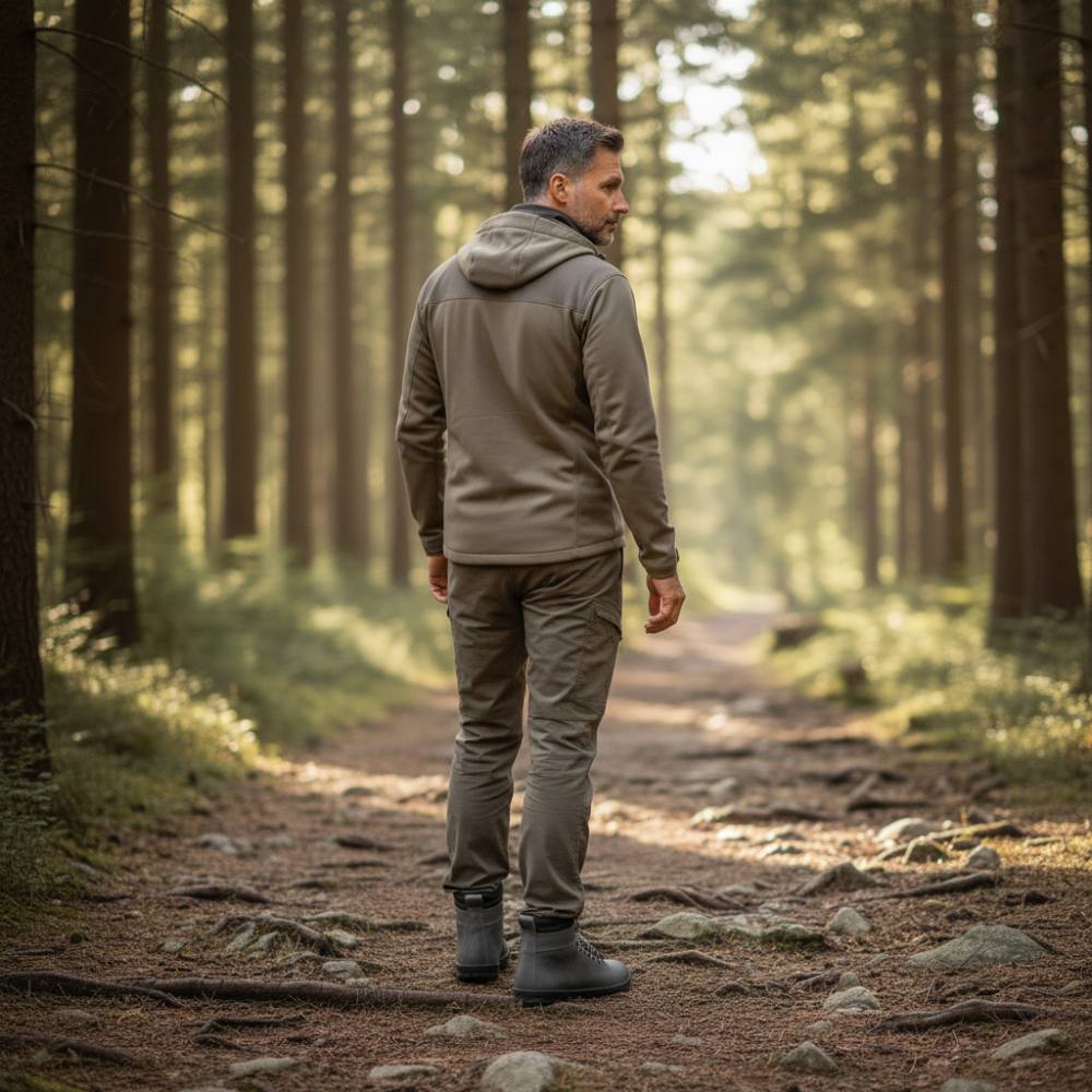 Exppeq leveä harmaa vedenpitävä