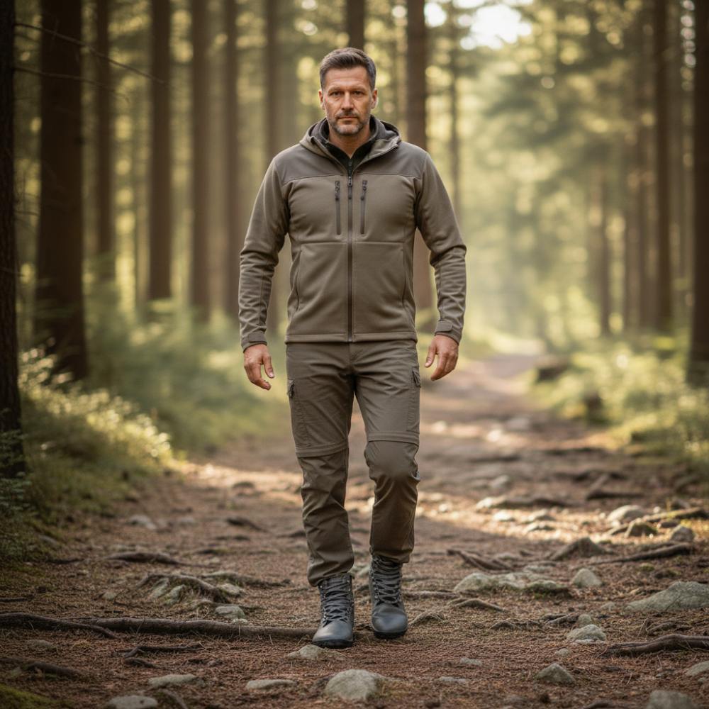 Exppeq leveä harmaa vedenpitävä