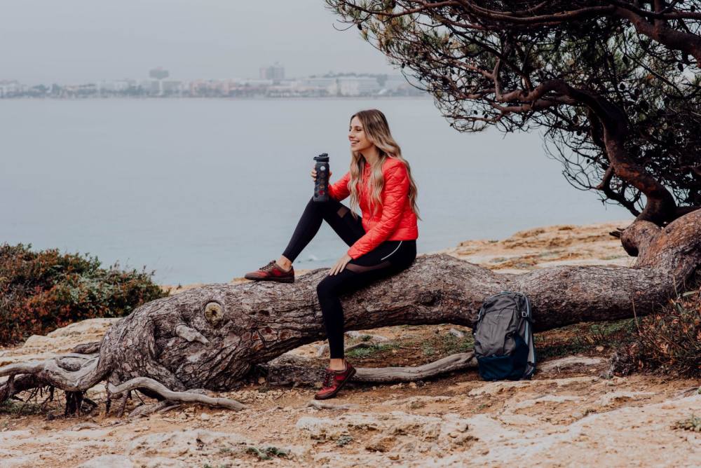 Hiqe matala vegaaninen kameli punainen vedenpitävä