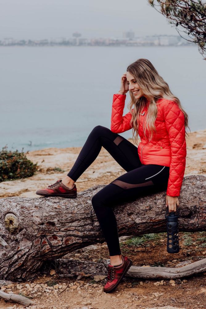 Hiqe matala vegaaninen kameli punainen vedenpitävä